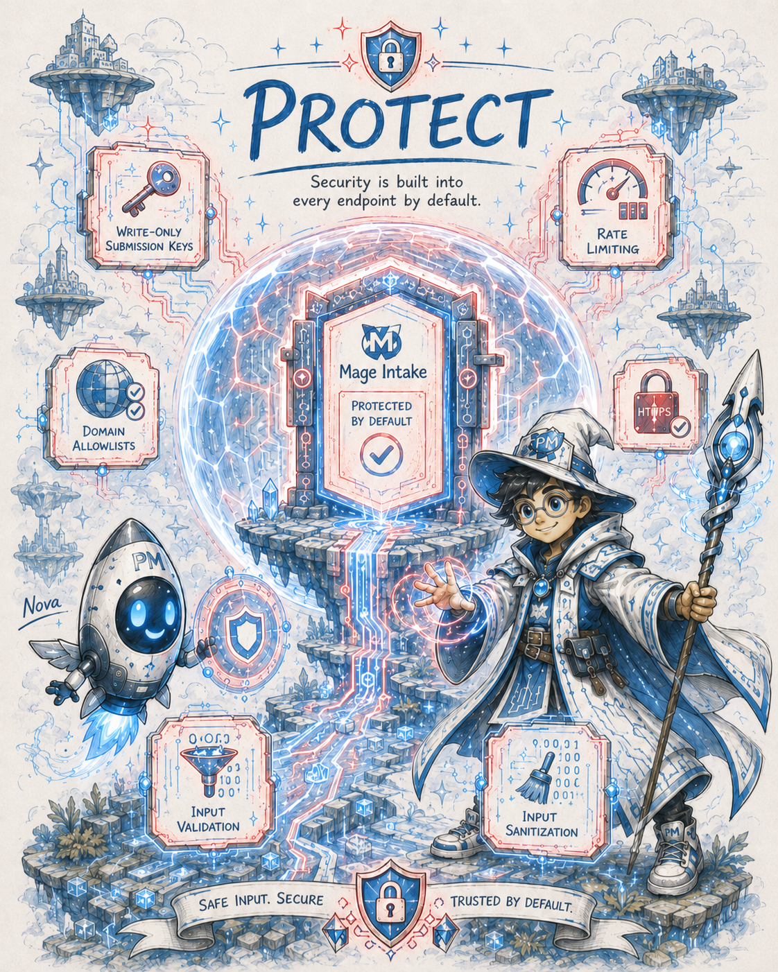 Every Mage Intake endpoint is secured by default